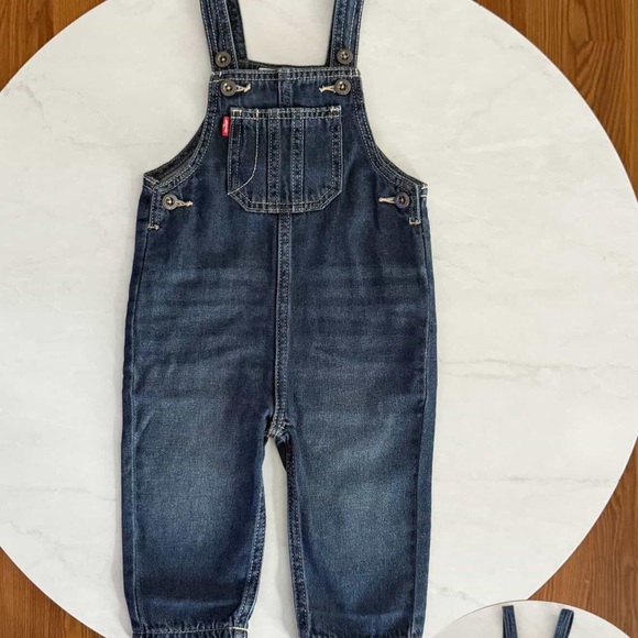 Levi's Classic Blue Kids Overalls - Picture 1 of 1